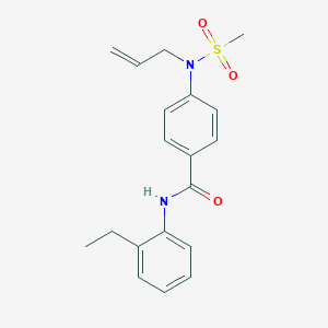 4-[allyl(methylsulfonyl)amino]-N-(2-ethylphenyl)benzamide