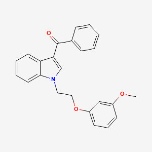 3-BENZOYL-1-[2-(3-METHOXYPHENOXY)ETHYL]-1H-INDOLE