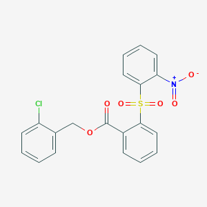 2-chlorobenzyl 2-[(2-nitrophenyl)sulfonyl]benzoate