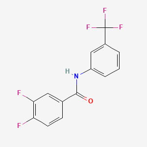 3,4-difluoro-N-[3-(trifluoromethyl)phenyl]benzamide