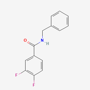 molecular formula C14H11F2NO B3522930 N-benzyl-3,4-difluorobenzamide 