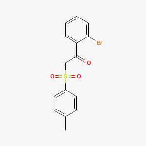 1-(2-Bromophenyl)-2-(4-methylphenyl)sulfonylethanone