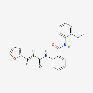 N-(2-ethylphenyl)-2-{[3-(2-furyl)acryloyl]amino}benzamide