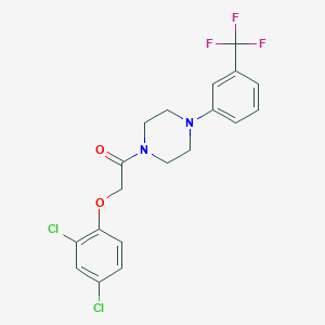 2-(2,4-DICHLOROPHENOXY)-1-{4-[3-(TRIFLUOROMETHYL)PHENYL]PIPERAZINO}-1-ETHANONE