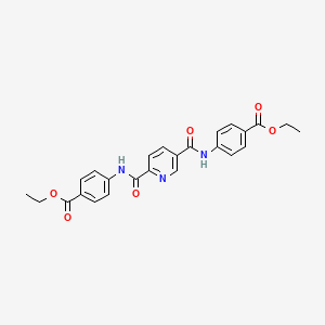 diethyl 4,4'-[2,5-pyridinediylbis(carbonylimino)]dibenzoate