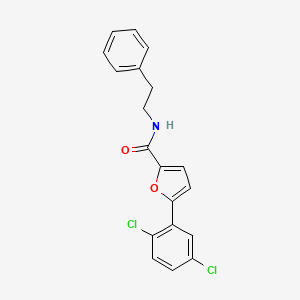 5-(2,5-dichlorophenyl)-N-(2-phenylethyl)-2-furamide