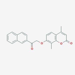 4,8-dimethyl-7-[2-(2-naphthyl)-2-oxoethoxy]-2H-chromen-2-one