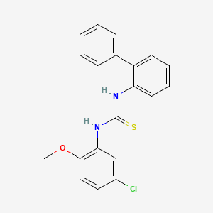 N-2-biphenylyl-N'-(5-chloro-2-methoxyphenyl)thiourea