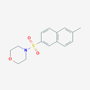 molecular formula C15H17NO3S B352349 4-(6-Methylnaphthalen-2-yl)sulfonylmorpholine CAS No. 392238-27-6