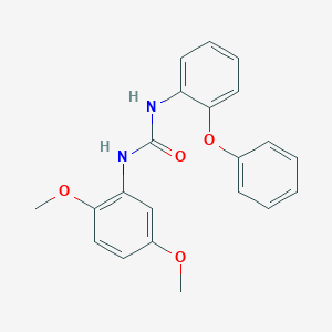 molecular formula C21H20N2O4 B3523600 1-(2,5-Dimethoxyphenyl)-3-(2-phenoxyphenyl)urea 