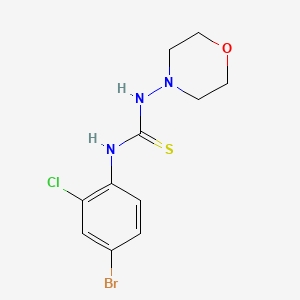 N-(4-bromo-2-chlorophenyl)-N'-4-morpholinylthiourea