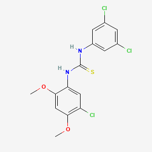 N-(5-chloro-2,4-dimethoxyphenyl)-N'-(3,5-dichlorophenyl)thiourea