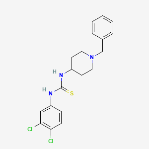 N-(1-benzyl-4-piperidinyl)-N'-(3,4-dichlorophenyl)thiourea