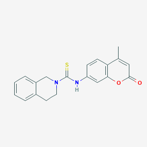 N-(4-methyl-2-oxo-2H-chromen-7-yl)-3,4-dihydro-2(1H)-isoquinolinecarbothioamide