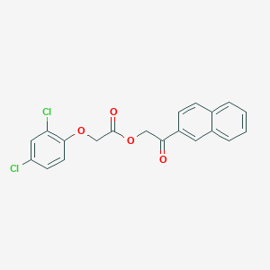 2-(2-Naphthyl)-2-oxoethyl 2-(2,4-dichlorophenoxy)acetate