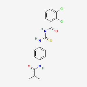 2,3-dichloro-N-({[4-(isobutyrylamino)phenyl]amino}carbonothioyl)benzamide