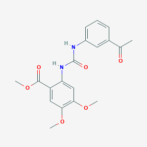 methyl 2-({[(3-acetylphenyl)amino]carbonyl}amino)-4,5-dimethoxybenzoate