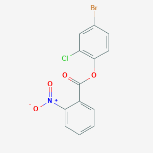 4-bromo-2-chlorophenyl 2-nitrobenzoate