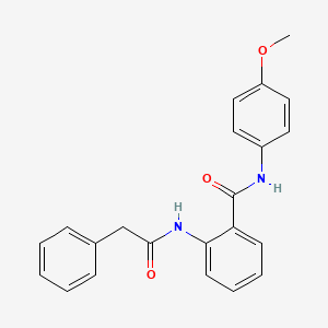 N-(4-methoxyphenyl)-2-[(phenylacetyl)amino]benzamide