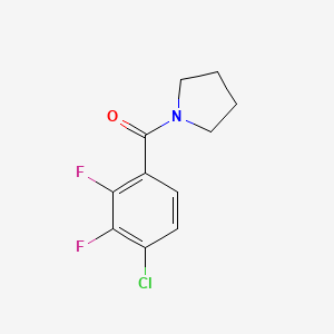 1-(4-chloro-2,3-difluorobenzoyl)pyrrolidine