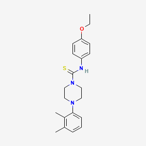 4-(2,3-dimethylphenyl)-N-(4-ethoxyphenyl)piperazine-1-carbothioamide