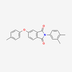 molecular formula C23H19NO3 B3524605 2-(3,4-dimethylphenyl)-5-(4-methylphenoxy)-1H-isoindole-1,3(2H)-dione 