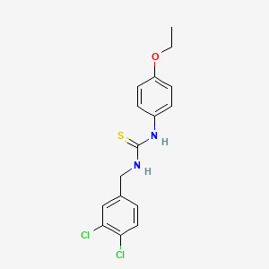 molecular formula C16H16Cl2N2OS B3524628 N-(3,4-dichlorobenzyl)-N'-(4-ethoxyphenyl)thiourea 