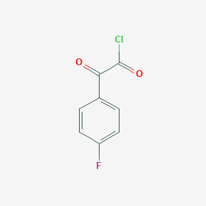 molecular formula C8H4ClFO2 B035247 2-(4-Fluorophenyl)-2-oxoacetyl chloride CAS No. 105457-90-7