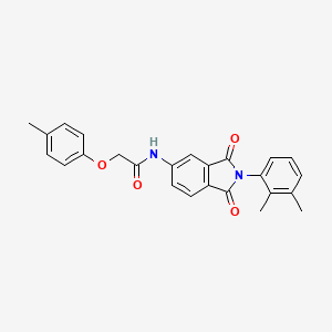 N-[2-(2,3-dimethylphenyl)-1,3-dioxo-2,3-dihydro-1H-isoindol-5-yl]-2-(4-methylphenoxy)acetamide