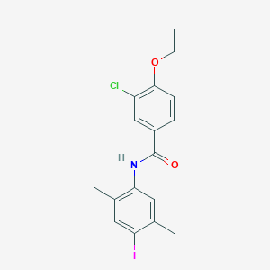 3-chloro-4-ethoxy-N-(4-iodo-2,5-dimethylphenyl)benzamide