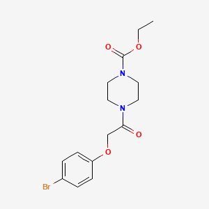 ethyl 4-[(4-bromophenoxy)acetyl]-1-piperazinecarboxylate