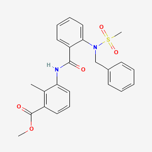 methyl 3-({2-[benzyl(methylsulfonyl)amino]benzoyl}amino)-2-methylbenzoate