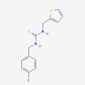 N-(4-fluorobenzyl)-N'-(2-thienylmethyl)thiourea