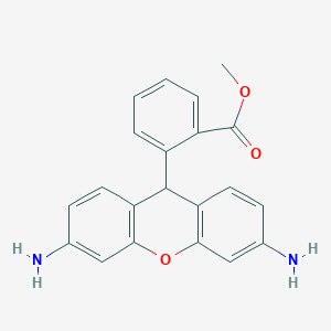 molecular formula C21H18N2O3 B035253 Dihydrorhodamine 123 CAS No. 109244-58-8