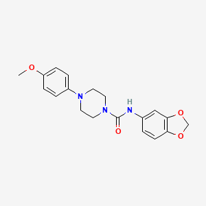 N-(1,3-benzodioxol-5-yl)-4-(4-methoxyphenyl)piperazine-1-carboxamide