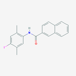 N-(4-iodo-2,5-dimethylphenyl)naphthalene-2-carboxamide