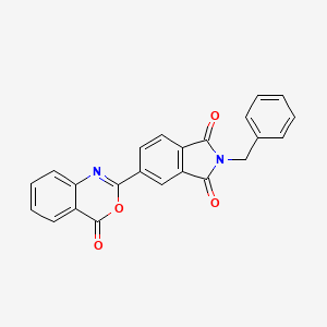 molecular formula C23H14N2O4 B3525591 2-benzyl-5-(4-oxo-4H-3,1-benzoxazin-2-yl)-1H-isoindole-1,3(2H)-dione 