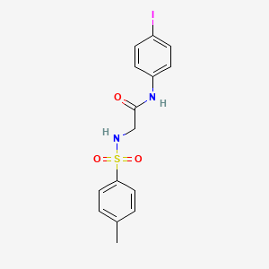 N-(4-iodophenyl)-2-[(4-methylphenyl)sulfonylamino]acetamide