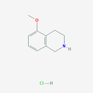 molecular formula C10H14ClNO B035257 Chlorhydrate de 5-méthoxy-1,2,3,4-tétrahydroisoquinoléine CAS No. 103030-69-9