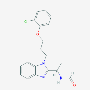 N-({1-[3-(2-chlorophenoxy)propyl]benzimidazol-2-yl}ethyl)carboxamide