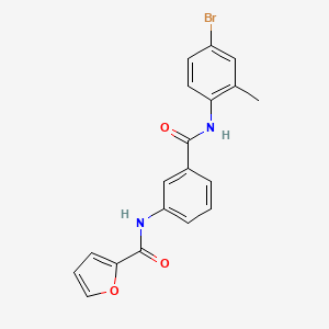 N-(3-{[(4-bromo-2-methylphenyl)amino]carbonyl}phenyl)-2-furamide