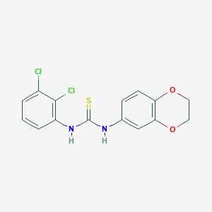 N-(2,3-dichlorophenyl)-N'-(2,3-dihydro-1,4-benzodioxin-6-yl)thiourea