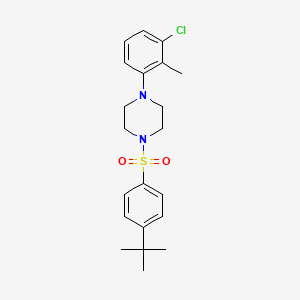 1-[(4-tert-butylphenyl)sulfonyl]-4-(3-chloro-2-methylphenyl)piperazine