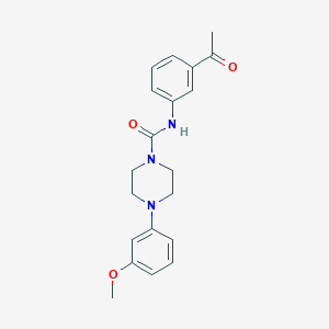 N-(3-acetylphenyl)-4-(3-methoxyphenyl)piperazine-1-carboxamide