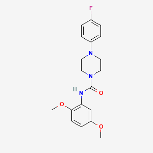 N-(2,5-dimethoxyphenyl)-4-(4-fluorophenyl)-1-piperazinecarboxamide