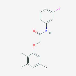 molecular formula C17H18INO2 B3526262 N-(3-iodophenyl)-2-(2,3,5-trimethylphenoxy)acetamide 