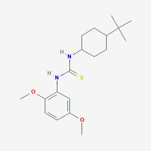 1-(4-Tert-butylcyclohexyl)-3-(2,5-dimethoxyphenyl)thiourea