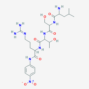 molecular formula C25H41N9O8 B035263 D-Leu-Ser-Thr-Arg p-nitroanilide CAS No. 108321-44-4