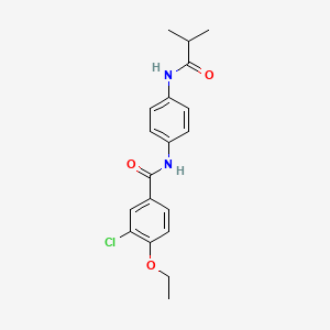 3-chloro-4-ethoxy-N-[4-(isobutyrylamino)phenyl]benzamide