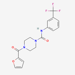 4-(2-furoyl)-N-[3-(trifluoromethyl)phenyl]-1-piperazinecarboxamide